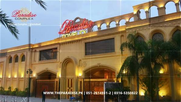 Paradise Complex wedding venue in Islamabad