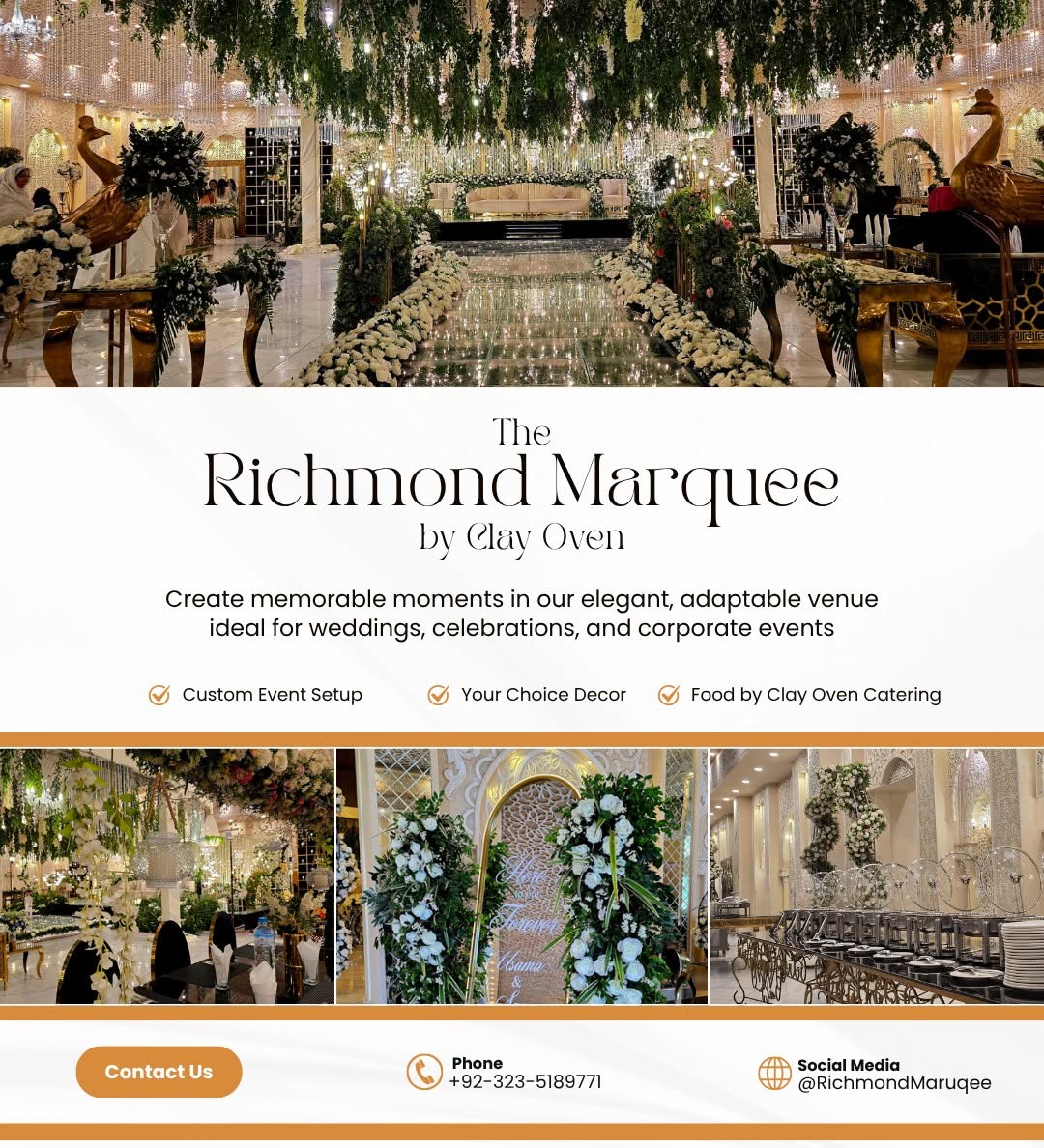 Richmond Marquee wedding venue in Islamabad — photo 1