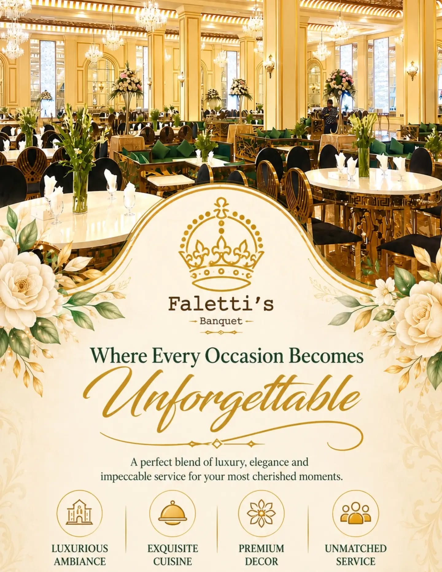 Faletti's Banquet Divine Garden wedding venue in Lahore — photo 1