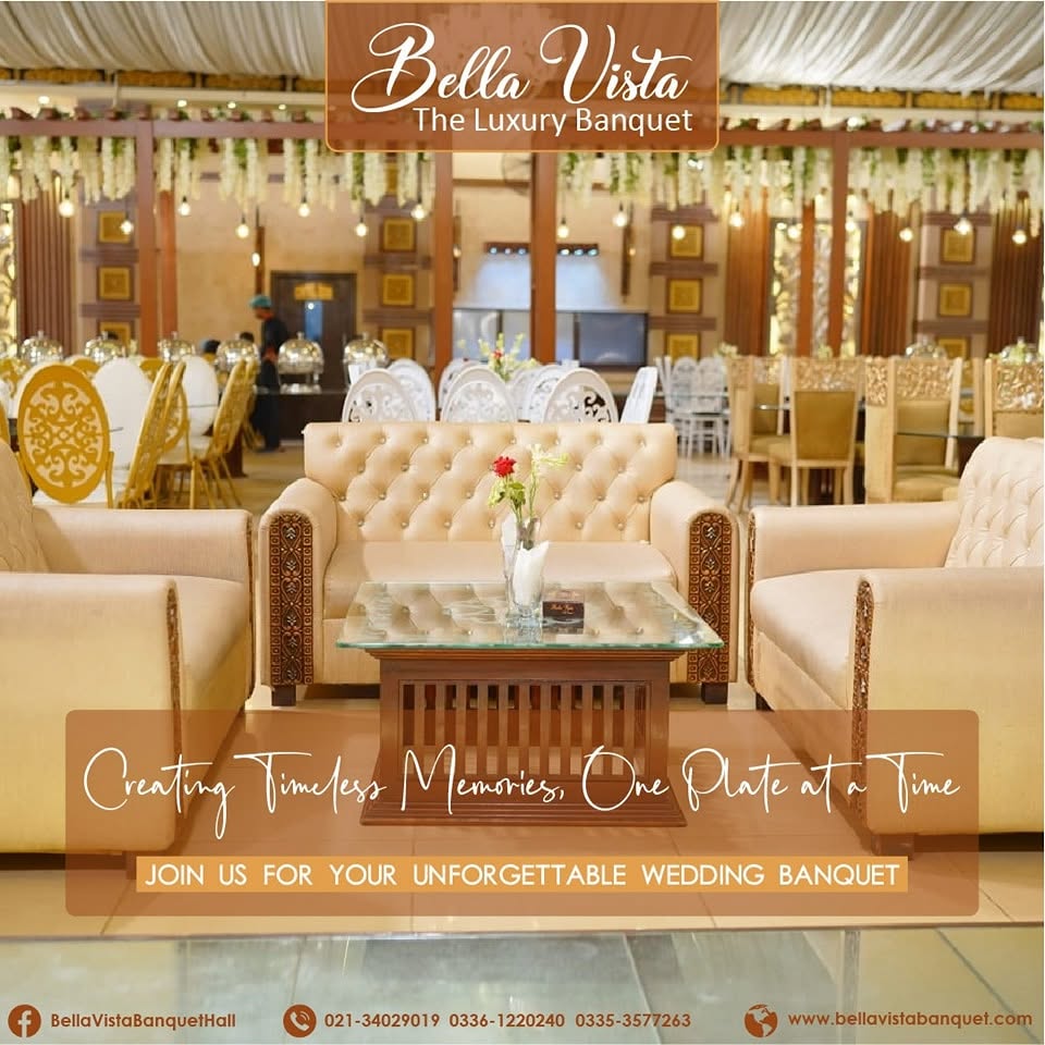Bella Vista Banquet wedding venue in Karachi — photo 3