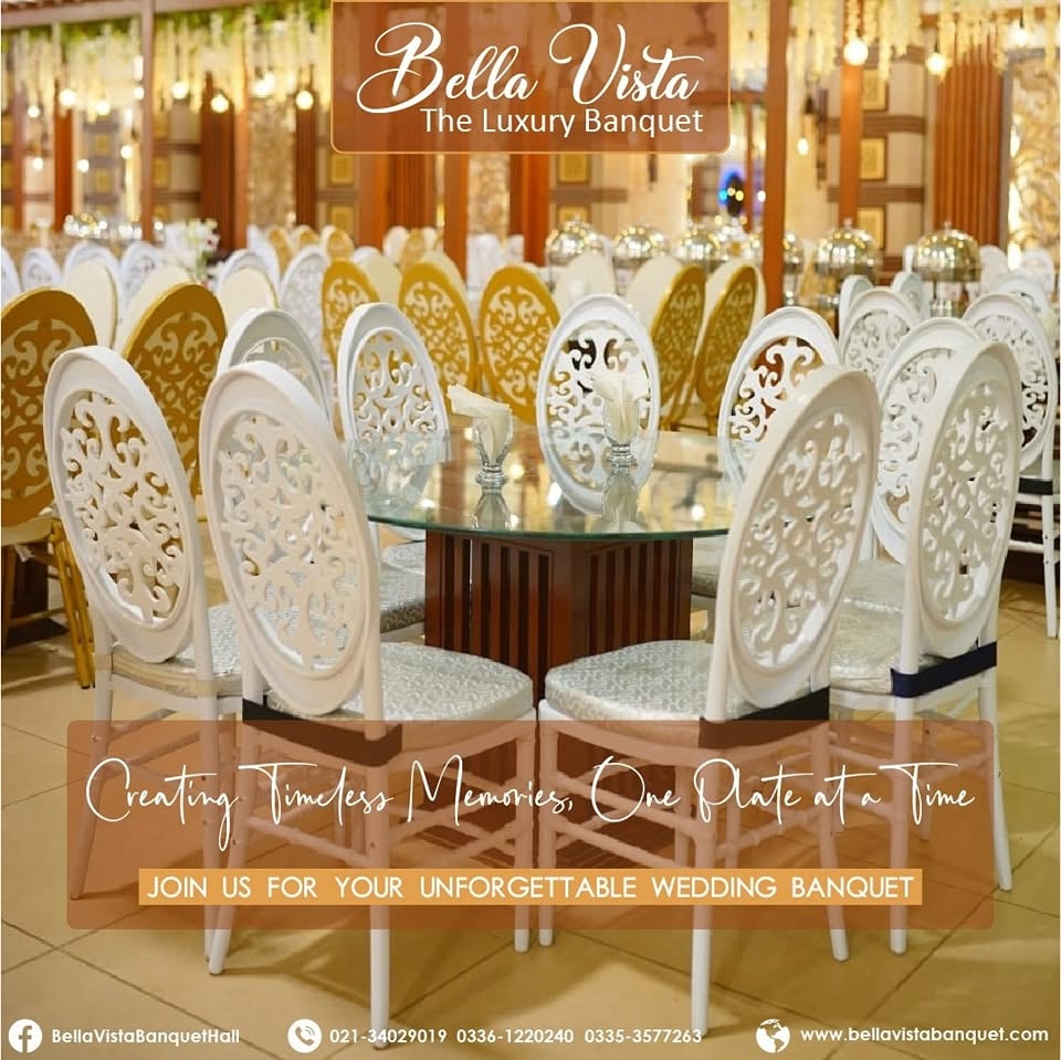 Bella Vista Banquet wedding venue in Karachi — photo 4