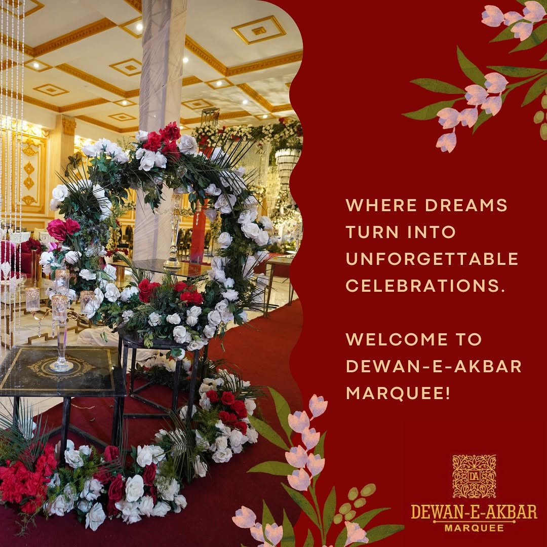 Dewan e Akbar Marquee and Halls wedding venue in Lahore — photo 2