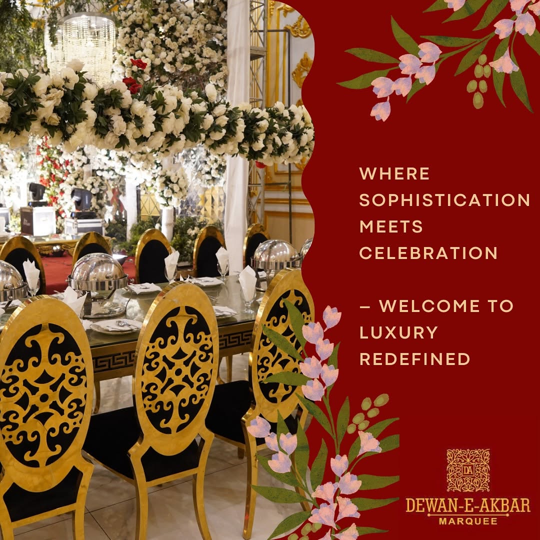Dewan e Akbar Marquee and Halls wedding venue in Lahore — photo 1