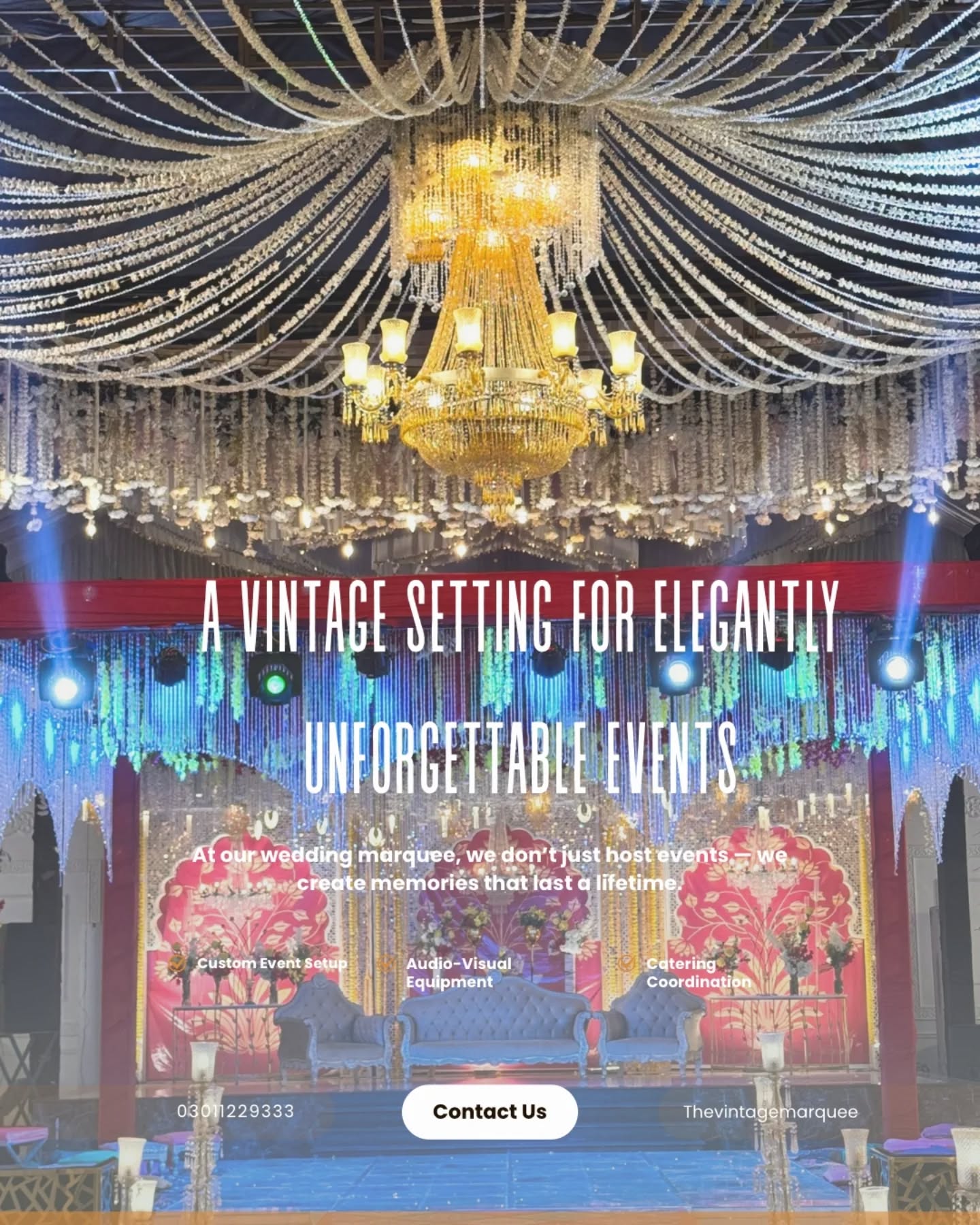 The Vintage Marquee wedding venue in Islamabad — photo 4