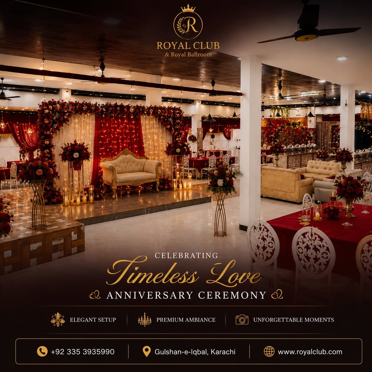 Royal Club and Royal Ballroom wedding venue in Karachi — photo 4