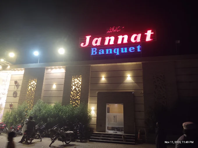 Jannat Banquet wedding venue in Karachi