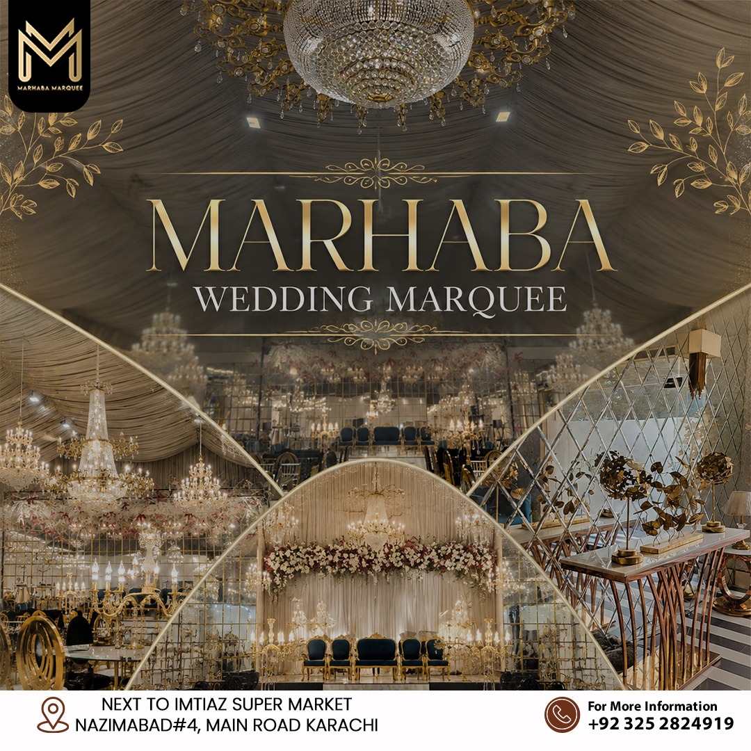 Marhaba Marquee wedding venue in Karachi — photo 4