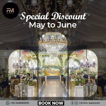 Faysal Marquee wedding venue in Karachi — photo 6