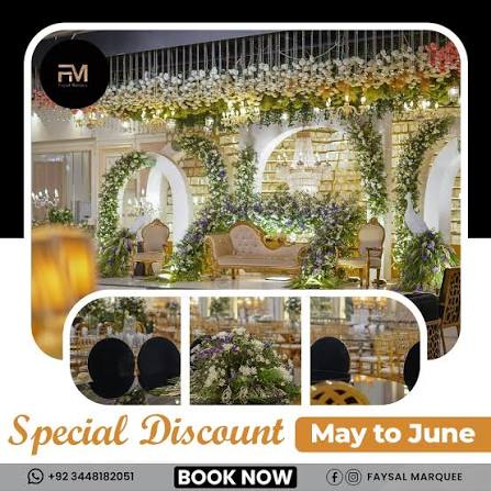 Faysal Marquee wedding venue in Karachi — photo 9