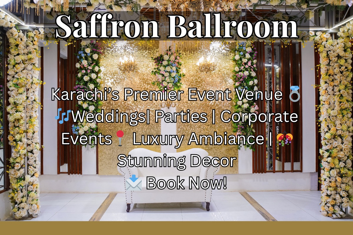 Saffron Ballroom wedding venue in Karachi — photo 2