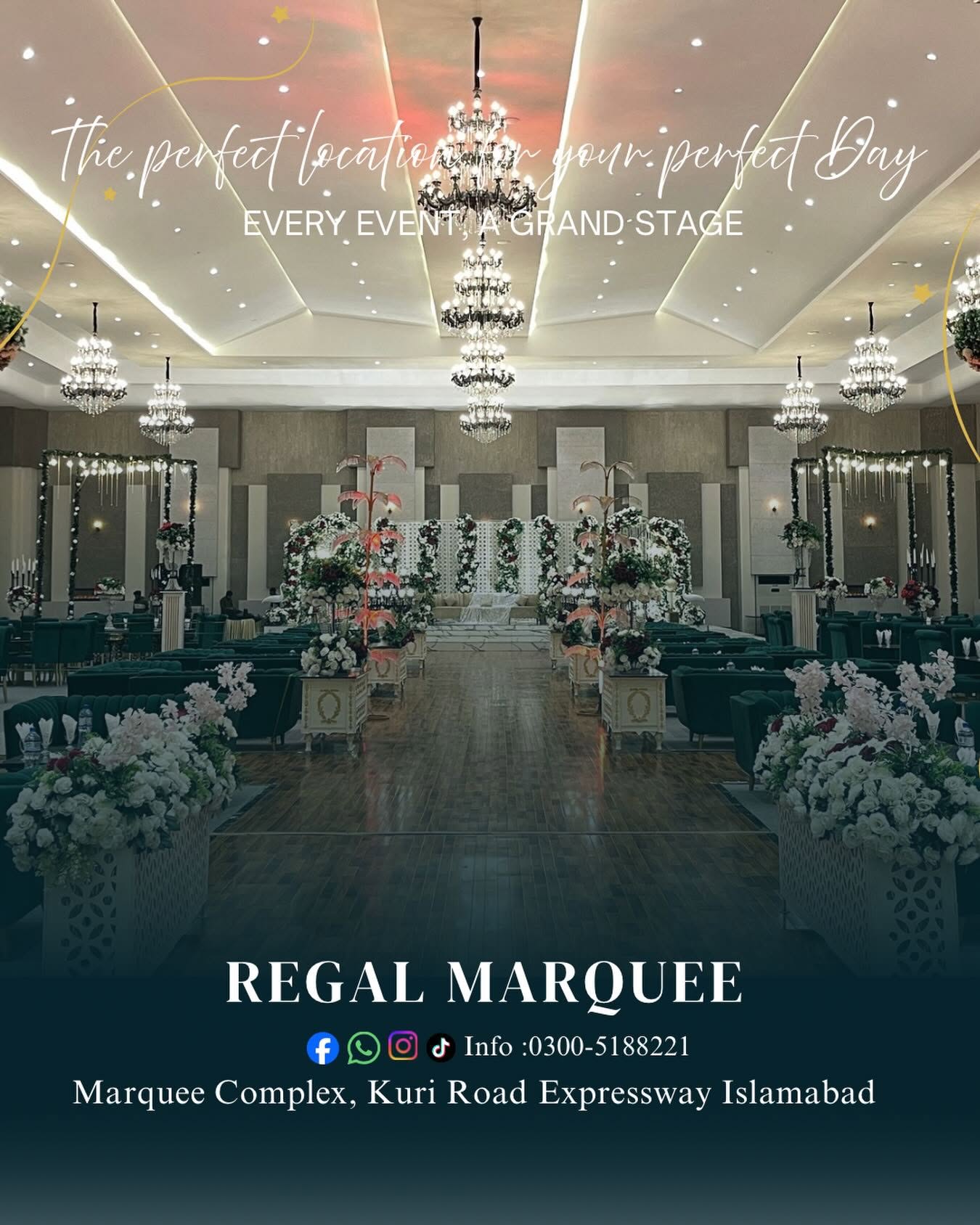 Regal by Empire wedding venue in Islamabad — photo 4