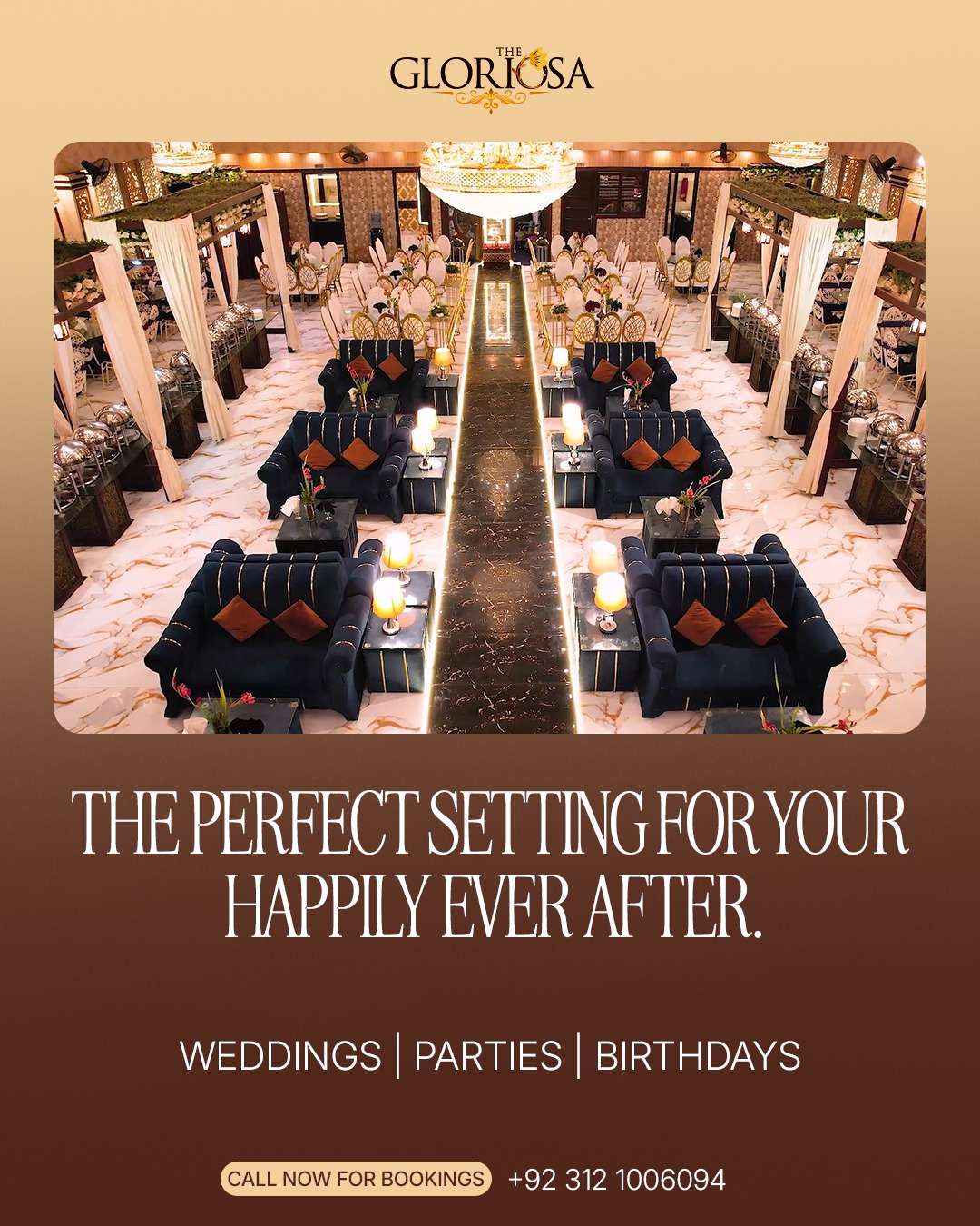The Gloriosa Banquet wedding venue in Karachi — photo 1