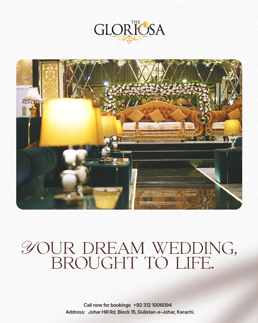 The Gloriosa Banquet wedding venue in Karachi — photo 4