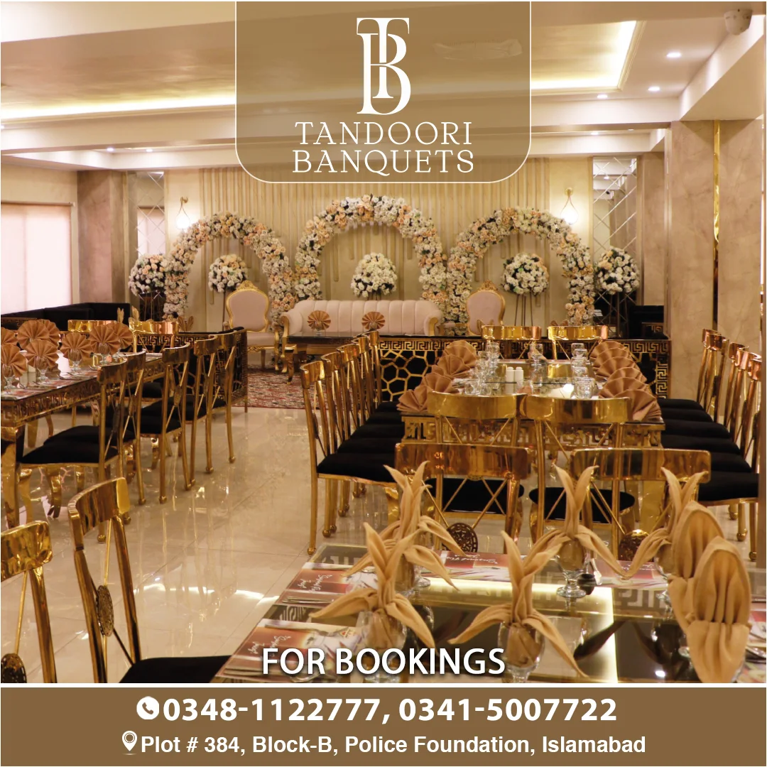 Tandoori Banquets wedding venue in Islamabad — photo 1
