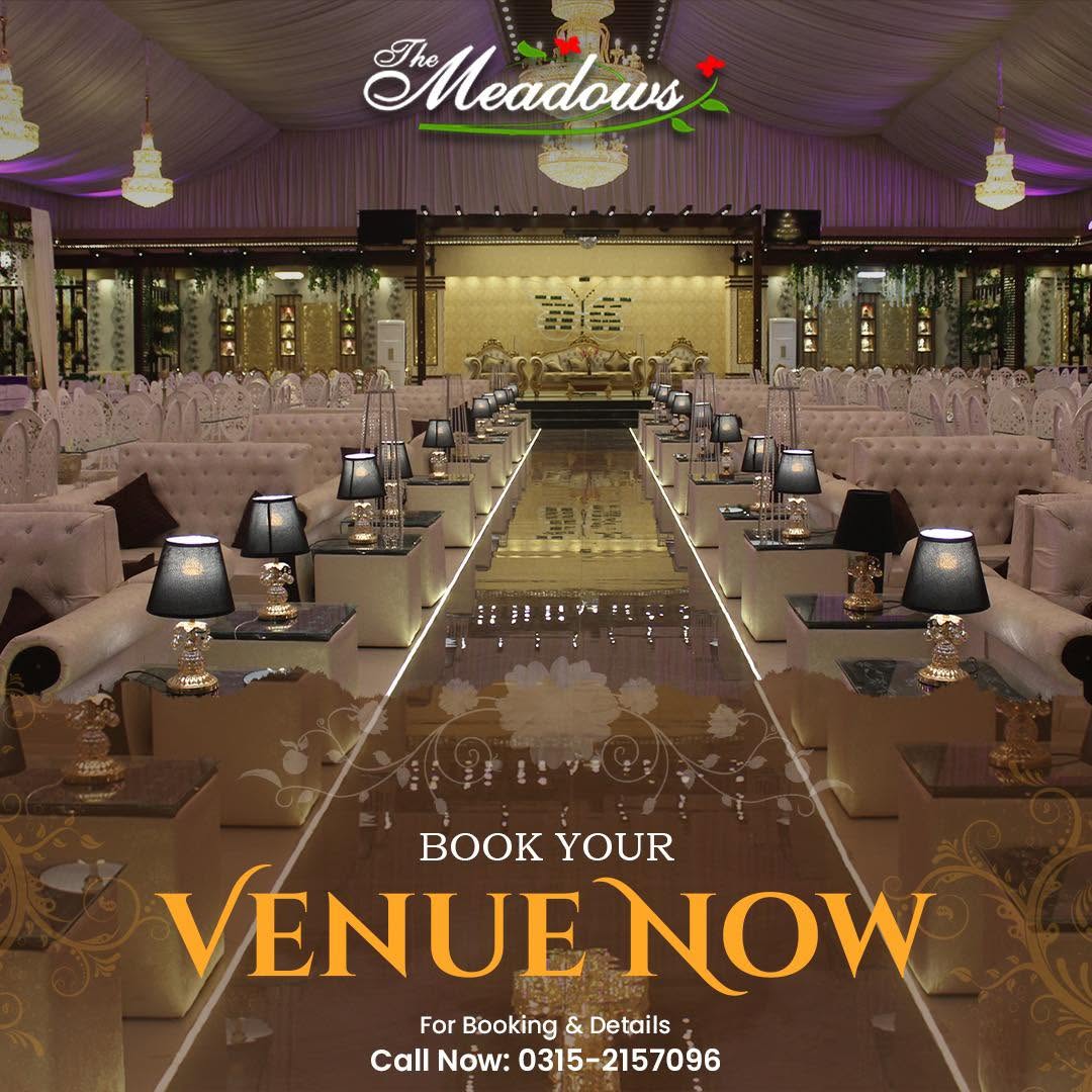 The Meadows Banquet wedding venue in Karachi — photo 1