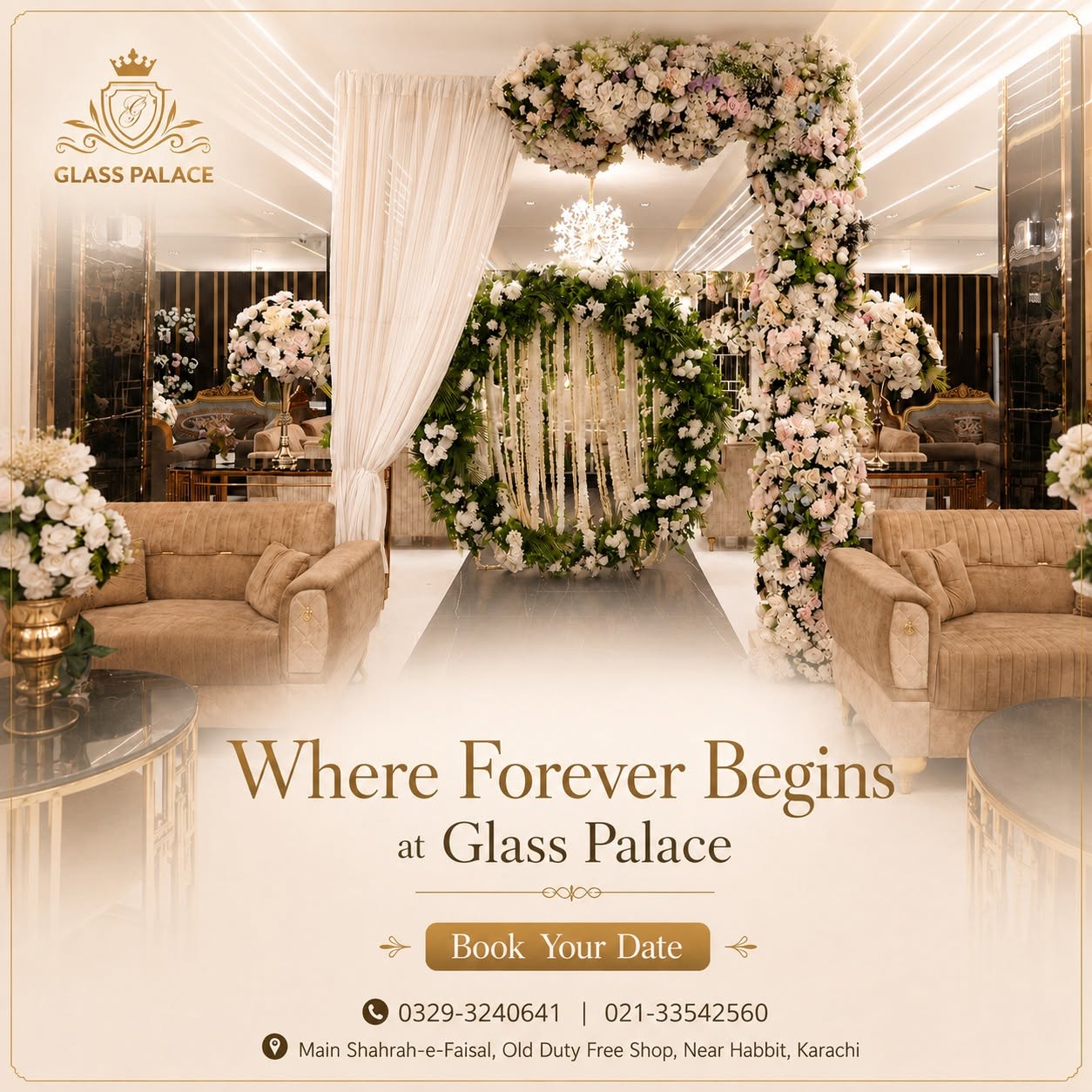 Glass Palace wedding venue in Karachi — photo 1