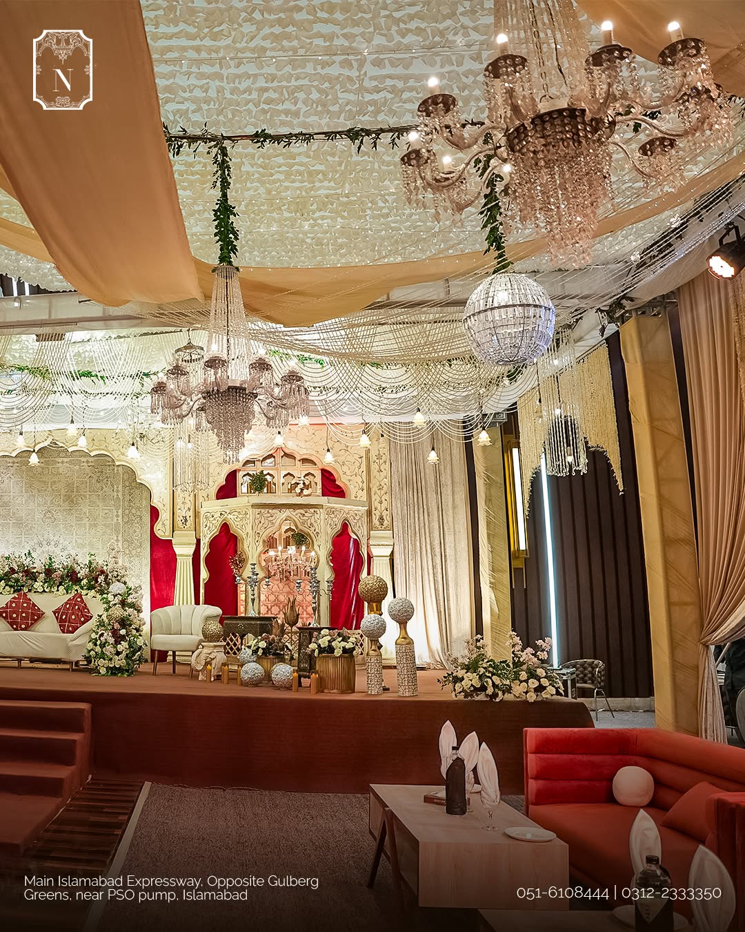 The Nouvelle wedding venue in Islamabad — photo 3