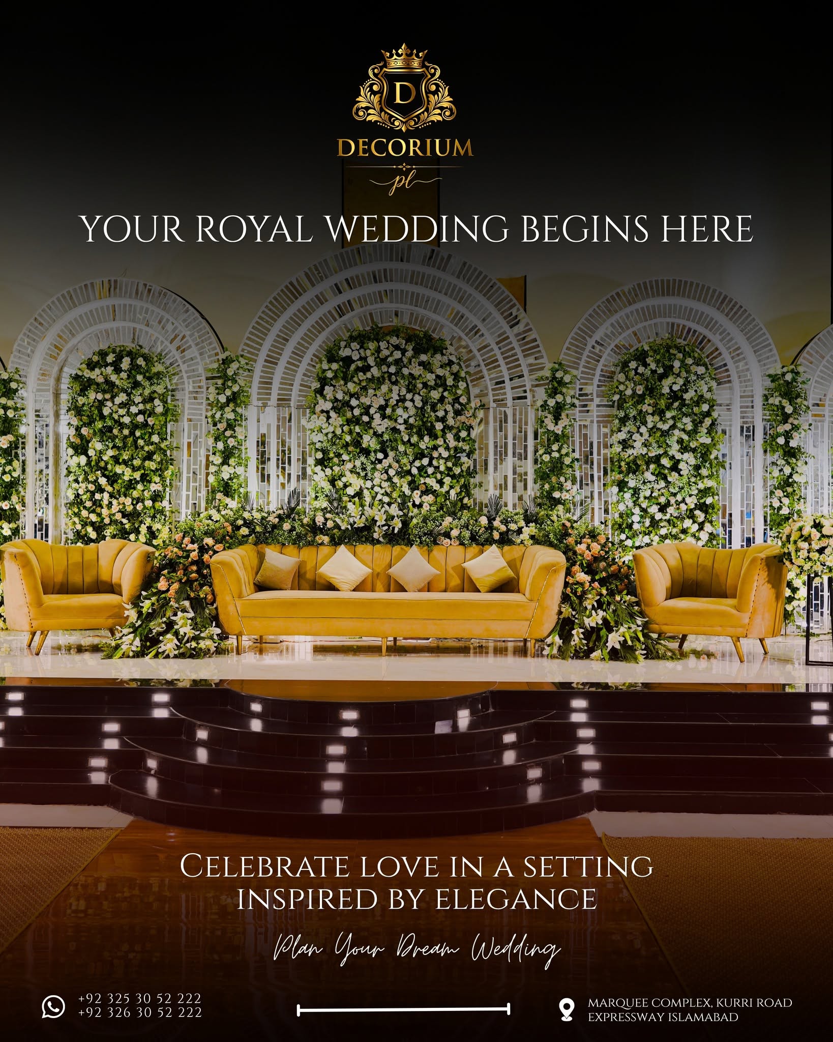 The Decorium Marquee wedding venue in Islamabad — photo 4