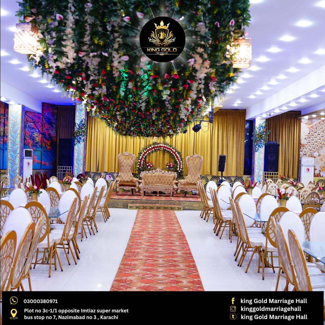 King Gold Marriage Hall wedding venue in Karachi — photo 1