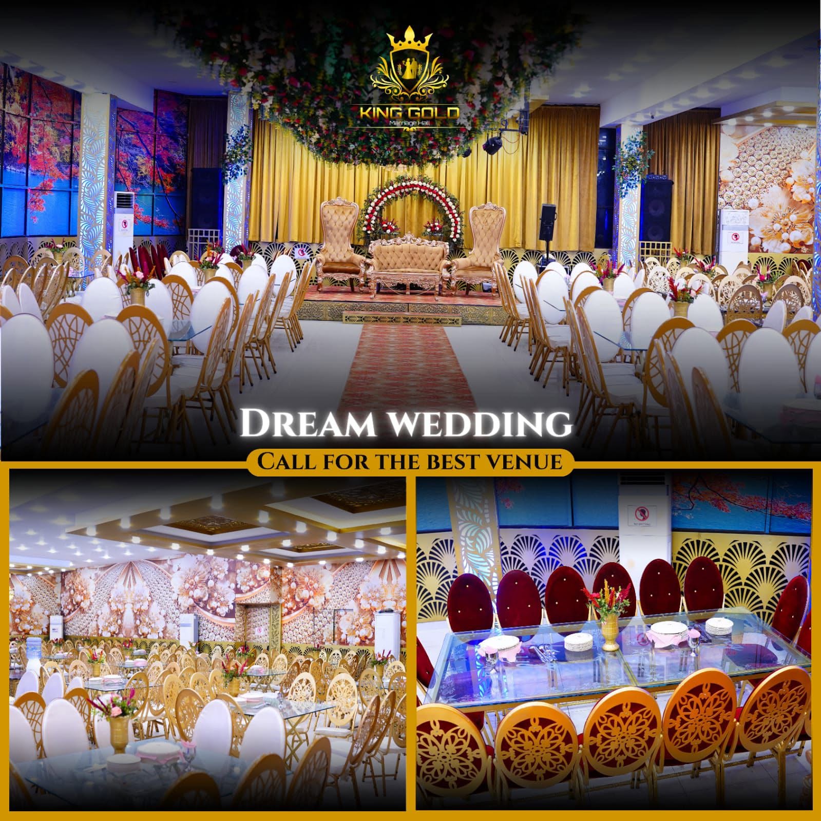 King Gold Marriage Hall wedding venue in Karachi